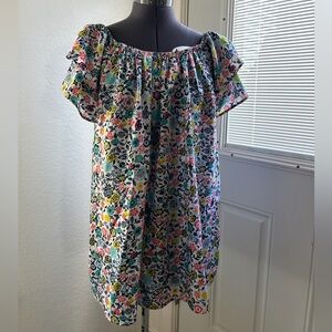 Terra & Sky Multicolor Floral Blouse